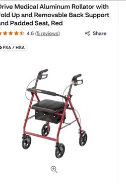 Walker with seat