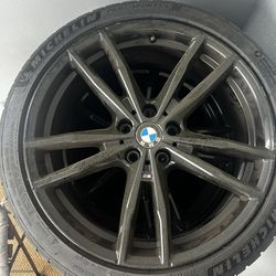 19” BMW Style 971M Black Rims (Stock) - 5x112 