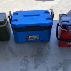American Made Ice Coolers Pelican And Two Igloo 
