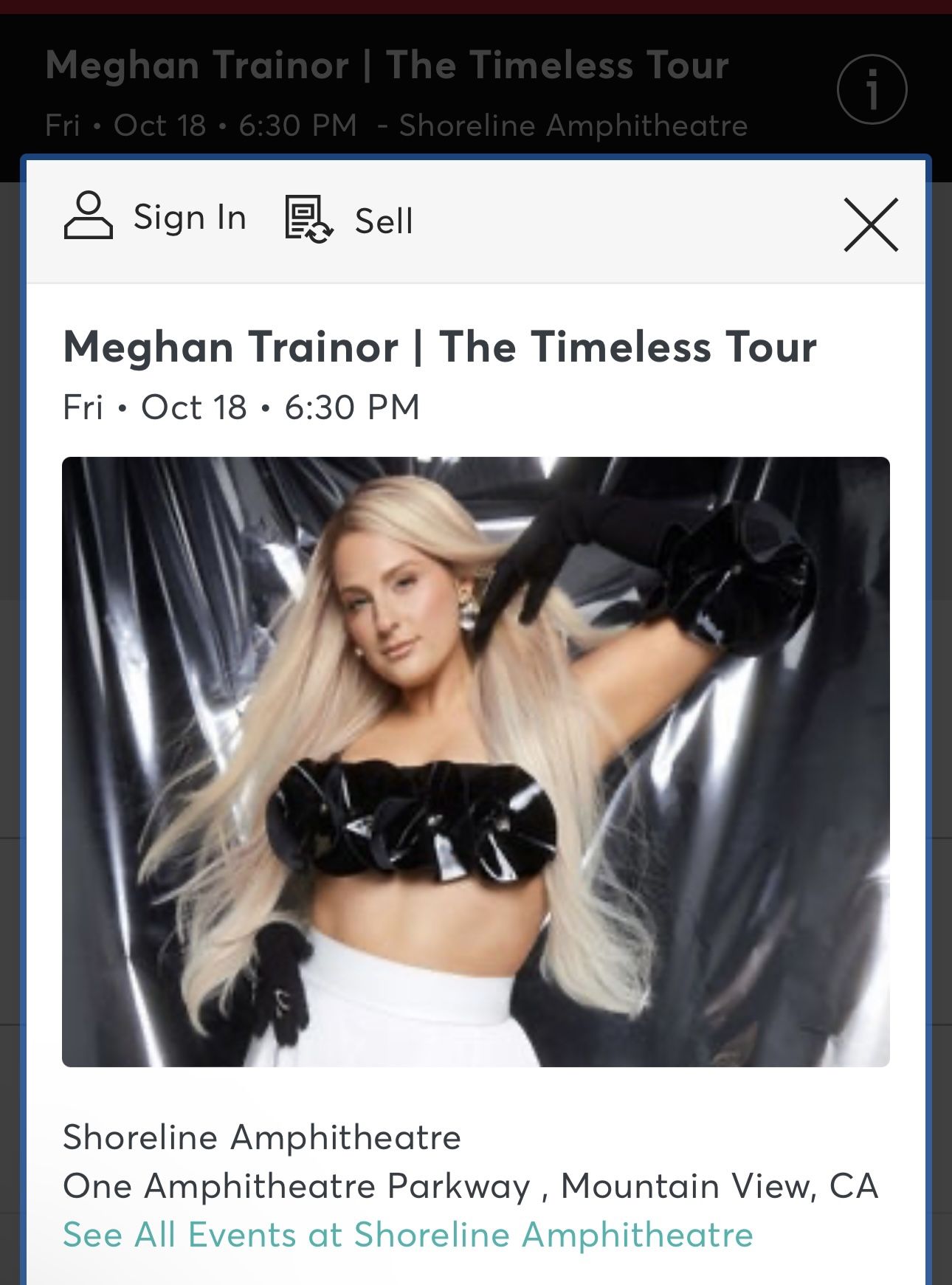 3 Meghan Train or Concert Tickets