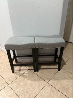 Gray countertop stools (2 left!!)