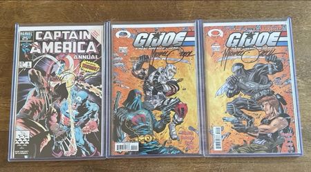 Signed Comic Book Lot of 3, with a couple ungraded, and a graded comic