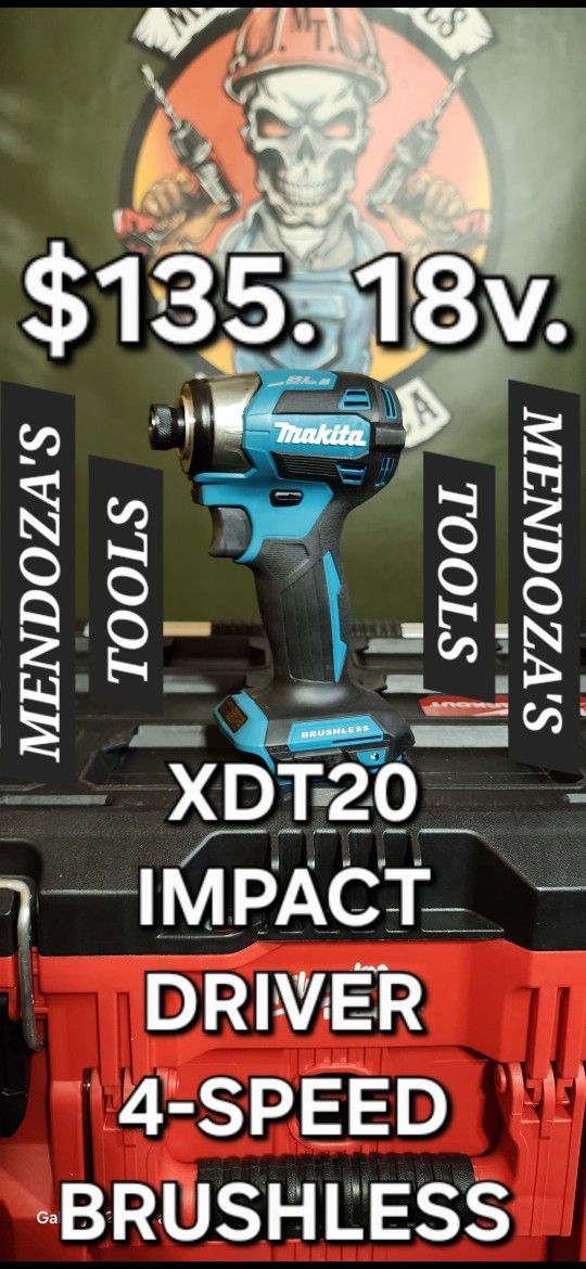 Makita Impact Driver 4-Speed Brushless 18v LXT 