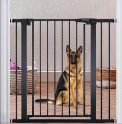 Black Metal Pet Safety Gate