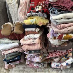 Baby Girl Clothing And Booties 