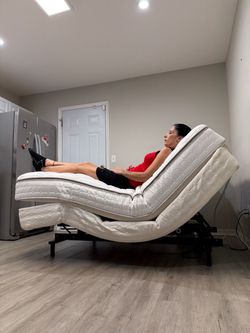 Queen size bed! Adjustable height sleep number! CAN DELIVER!