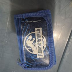 Jurassic World Kids Blue Wallet!