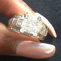 14K Diamond Ring
