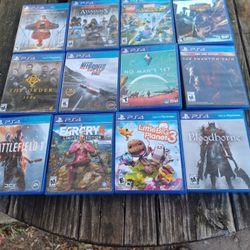 29 EMPTY PS4 VIDEO GAME CASES $60 FINAL PRICE 