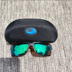 Palometa  Mirror Poly Lens / Brown Tortoise Frame Glasses$75 Original Price $200