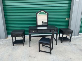 Vanity and Two Nightstands