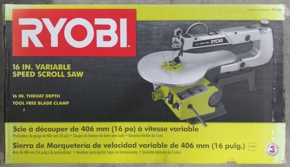 New Ryobi 16 in. Variable Speed Corded Scroll Saw