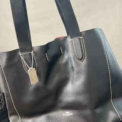 Coach Authentic Leather Tote Bag 