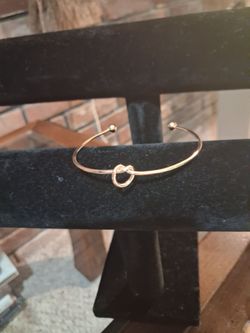 Rose Gold Knot Cuff Bangle Bracelet