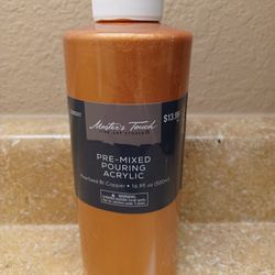 Pearlized Copper Pre-mixed Pouring Acrylic