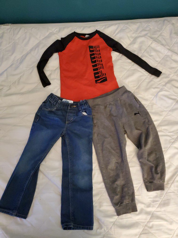 $5, Boys' 4T Jeans/joggers/shirt