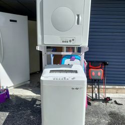 Like New Hair Apartment Size Stackable Works Perfect With Warranty