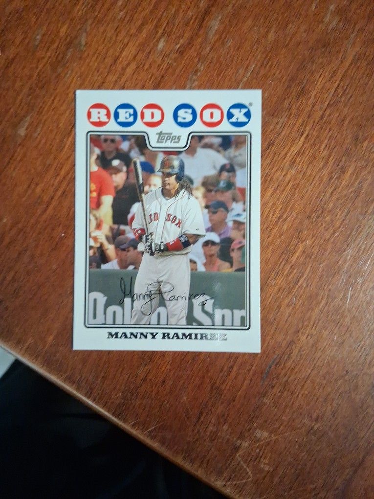Manny Ramirez Topps 2008