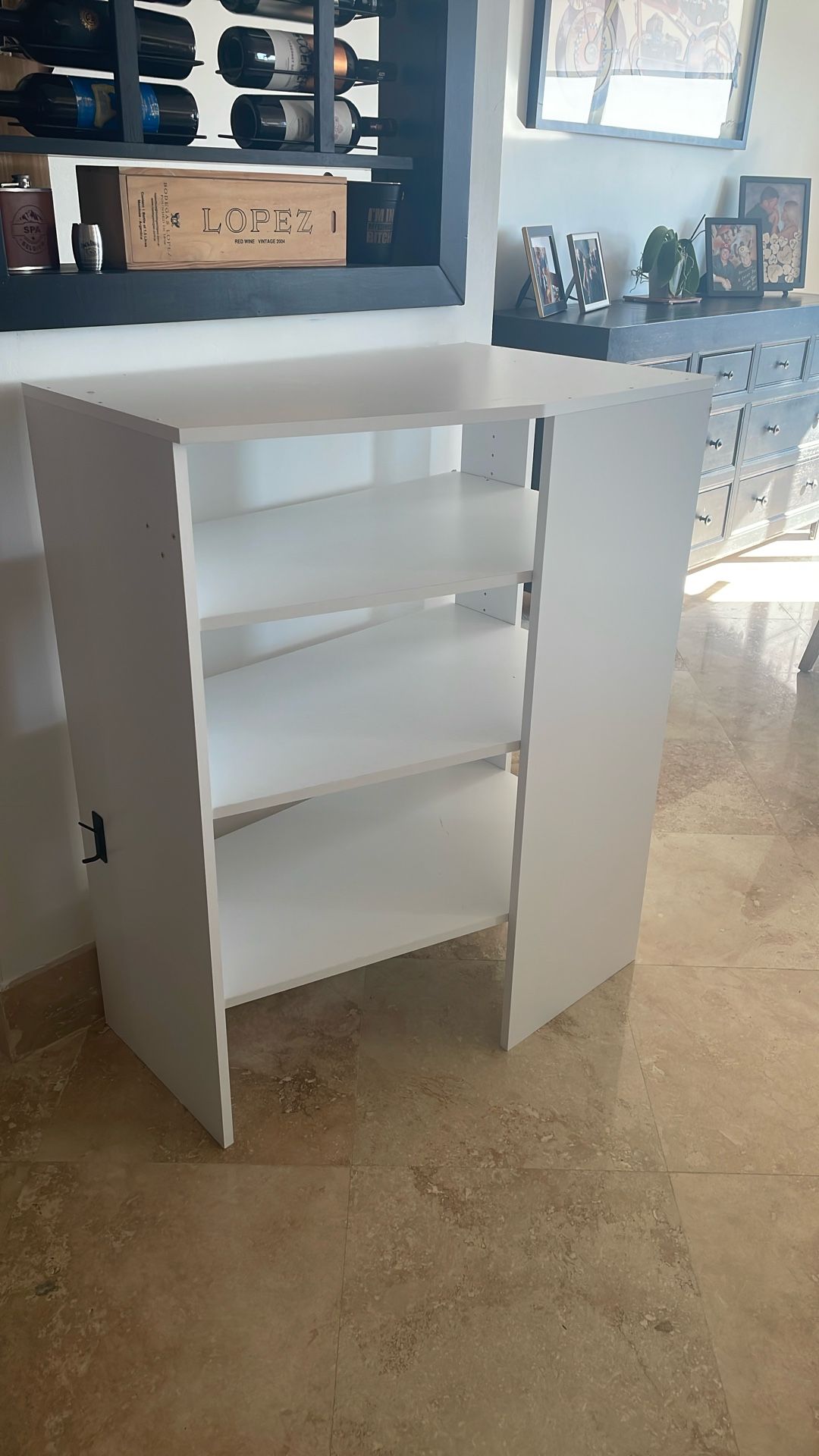 Corner Closet Maid Shelf