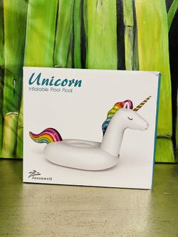 Unicorn Inflatable Pool Float Floatie Ride On.