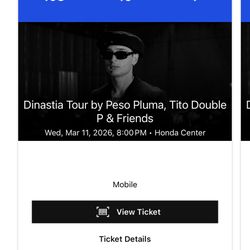 Peso Pluma Tickets 
