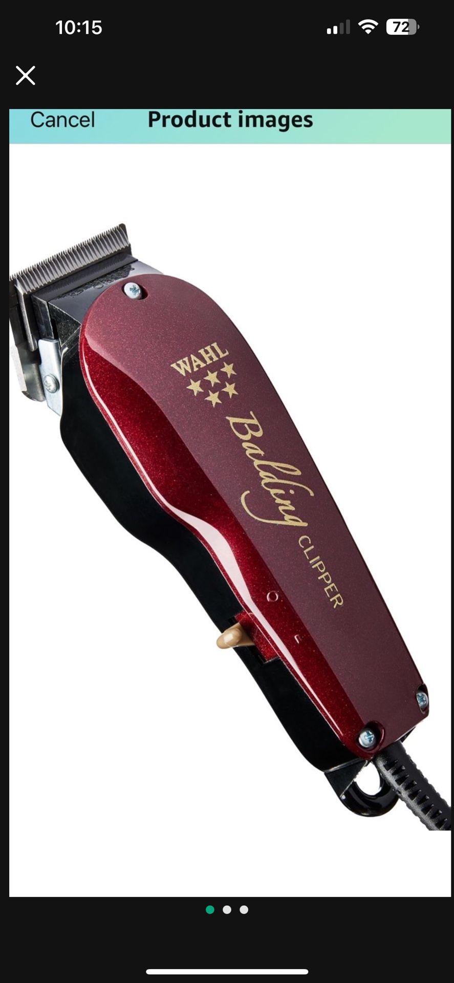 Wahl Professional 5 Star Corded Balding Clipper V5000 Motor Ultra Close Trimming Brand New In box 