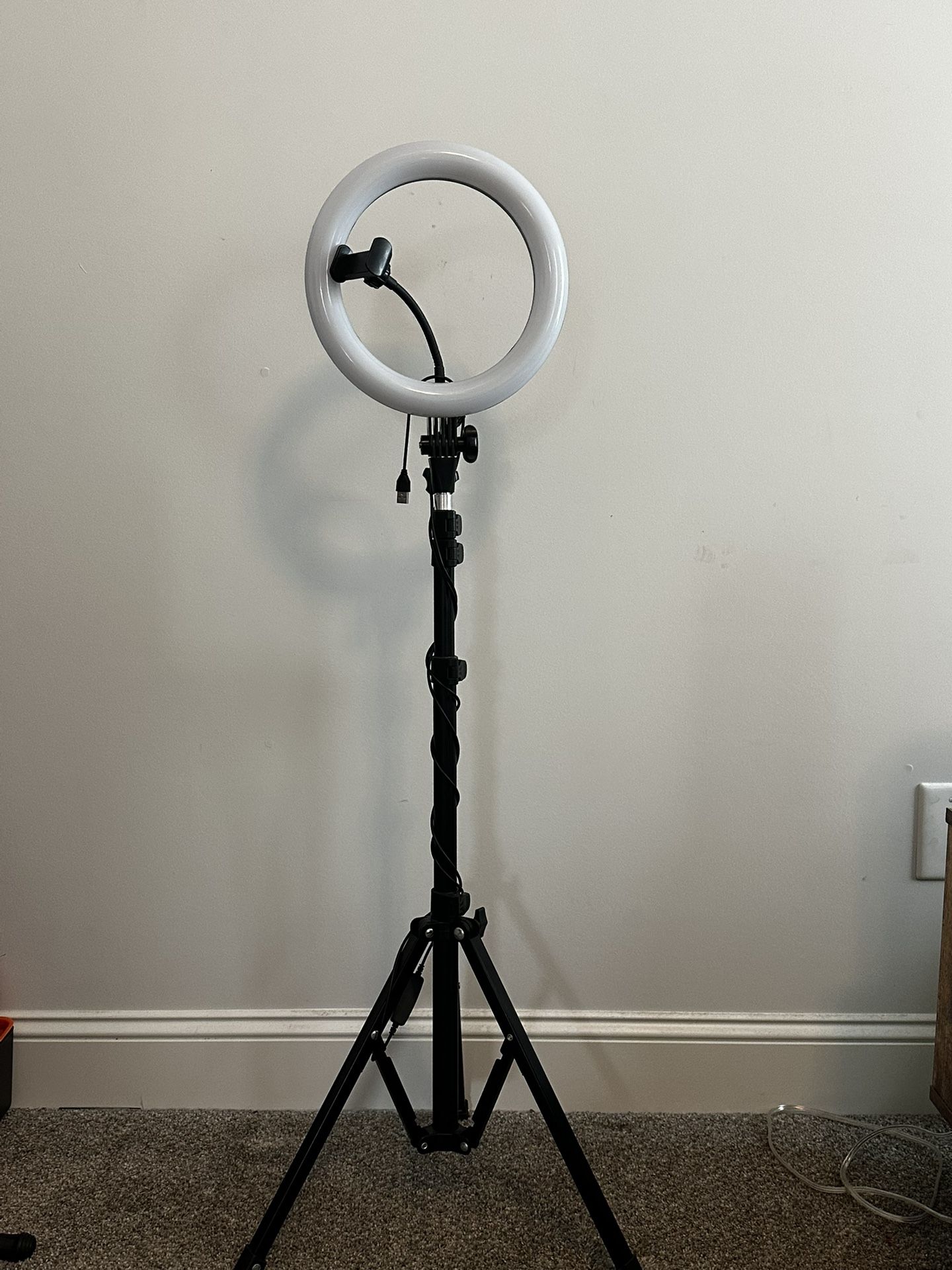 Ring Light With Phone Mount