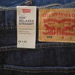 New Levi's 559  66 x 30