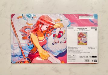 One Piece Playmat Bandai Fest 24-25 With Zeus Promo OP11-106 NM Nami Limited Booster Box Packs 17 Luffy Zoro PSA Pokemon
