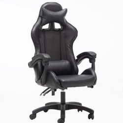 Racing Gaming Chair BLACK With Or Without FOOT REST