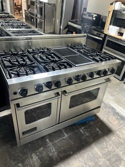 Viking 48” dual fuel gas range