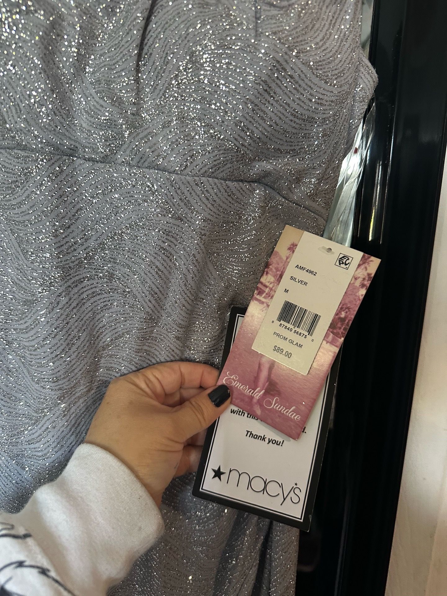Silver dress