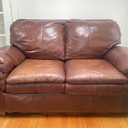 Free Leather Loveseat Couch