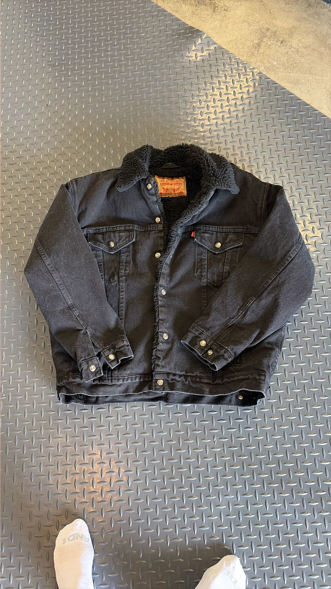 Levi Shepra Jacket, Black Large