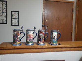 Beer Stein Series 1978 Porcelain .