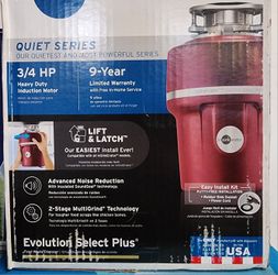 IN SINKERATOR  3/4 HP HEAVY DUTY INDUCTION  MOTOR  