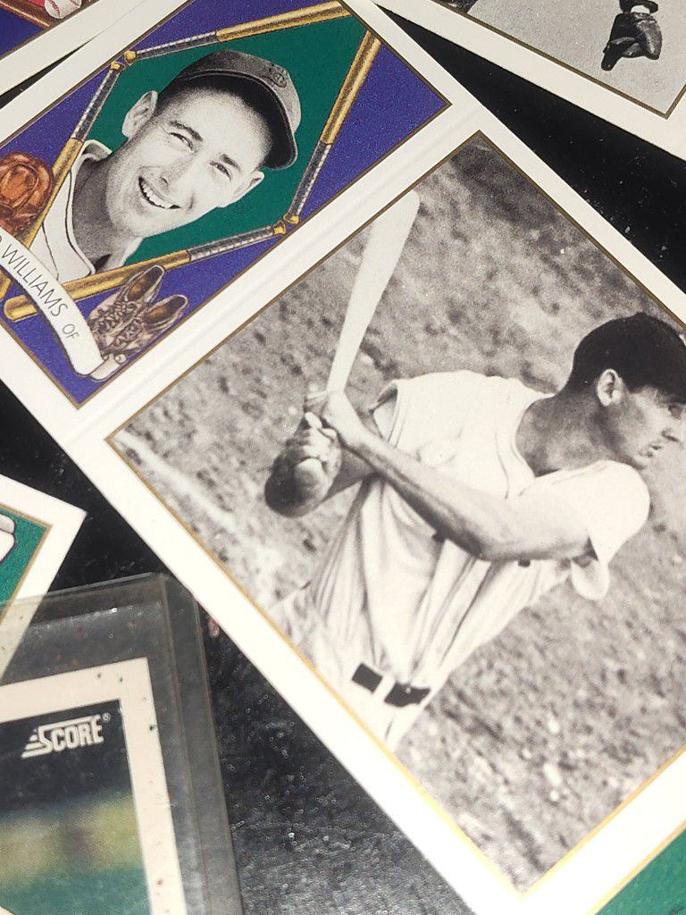 Ty Cobb Ted Williams Baseball Cards