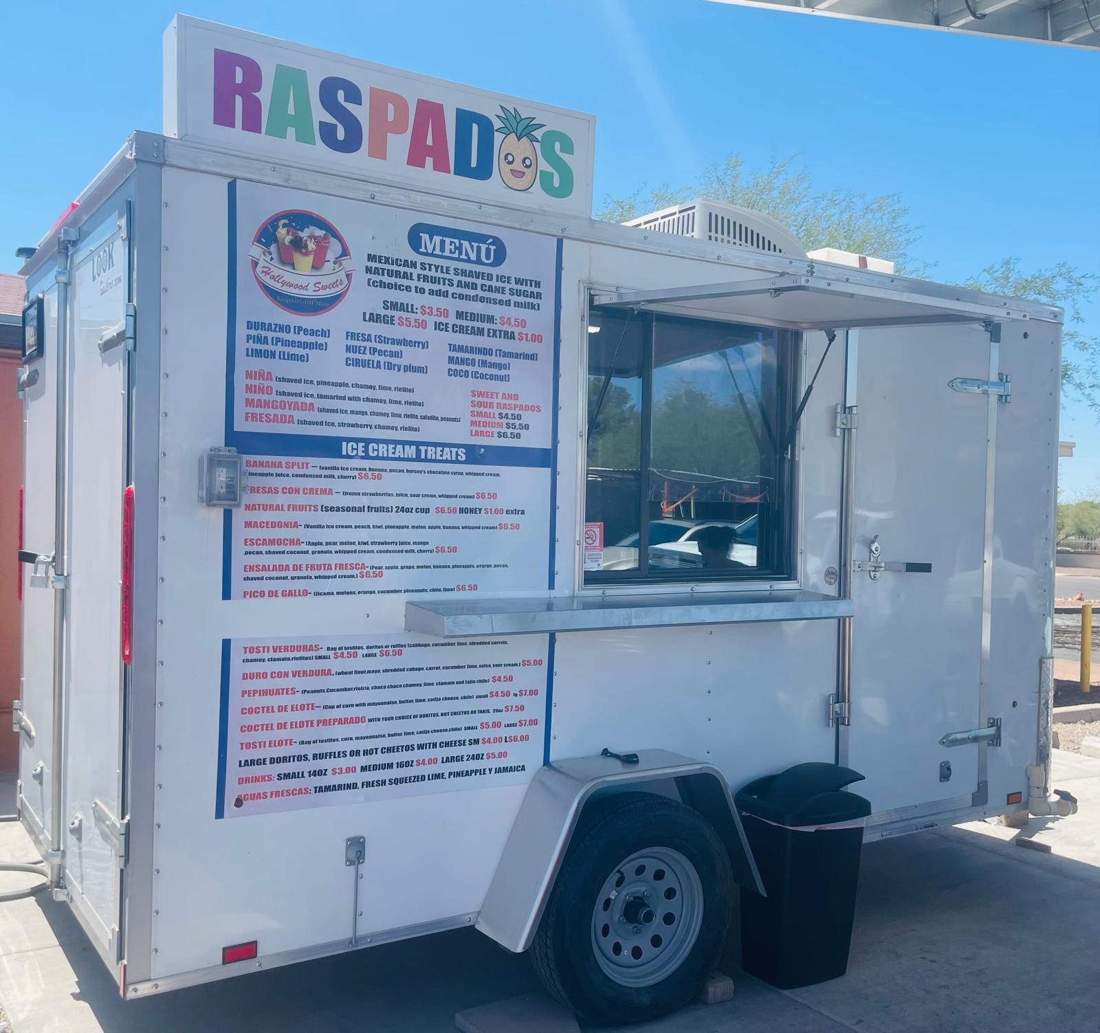 Carreta para Snack y Raspados  Marca LOOK Año 2019 Color Blanca 