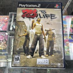 25 To Life Ps2 $30 Gamehogs 11am-7pm