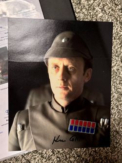 Ken Colley "Admiral Piett" Empire Strikes Back Autograph & COA