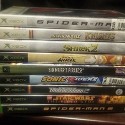 ORIGINAL XBOX GAMES WITH MANUALS $7 Each. AND REFUND POLICY