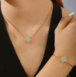 Luxury high end set waterproof, hypoallergenic, tarnish free