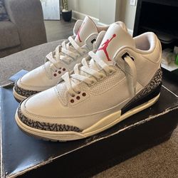Jordan 3 White Cement Reimagined Size 8.5 Men’s