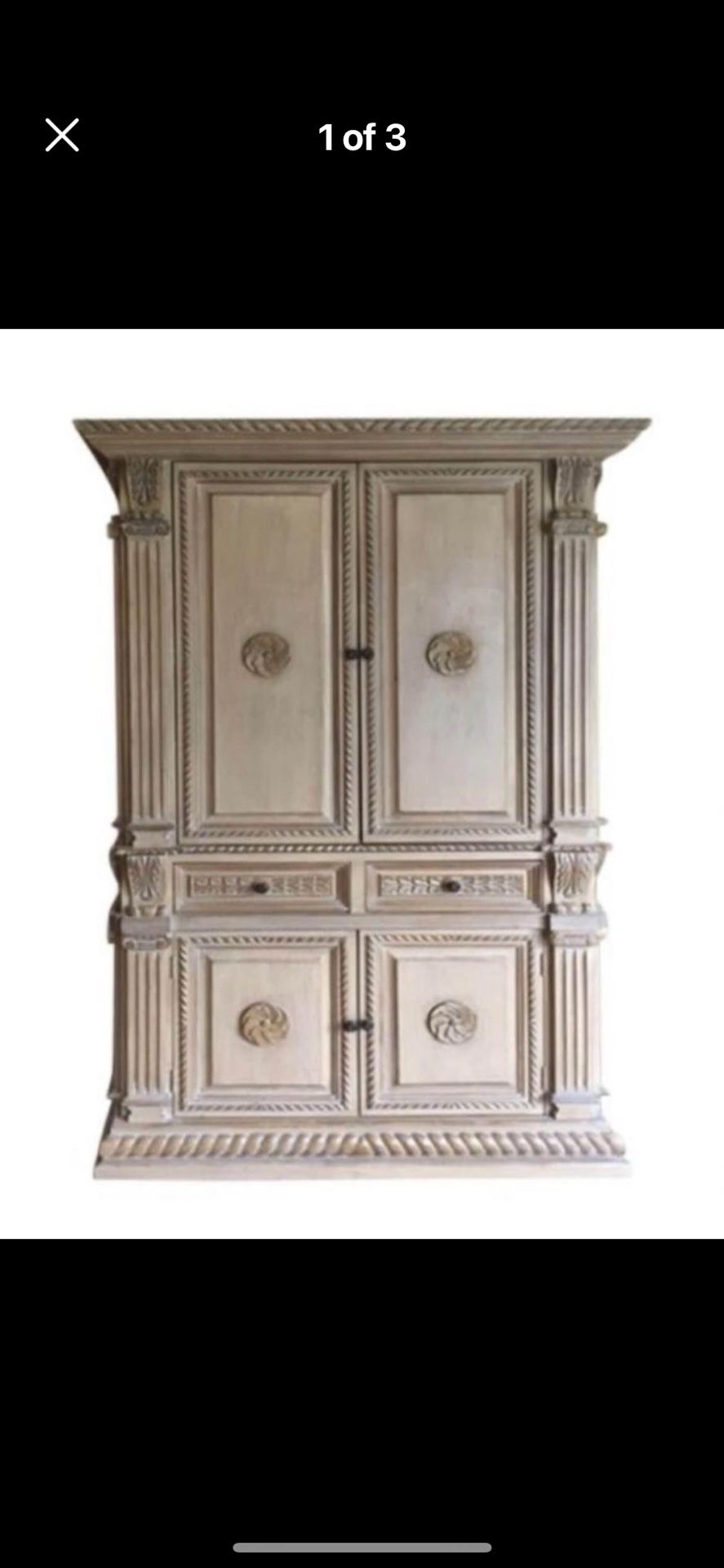 Kreiss Palmilla Armoire And 2 Nightstands