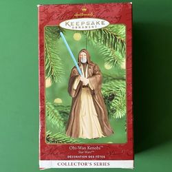 2000 Hallmark Keepsake Ornament Lot Star Wars Obi Wan Kenobi Y2K 90s