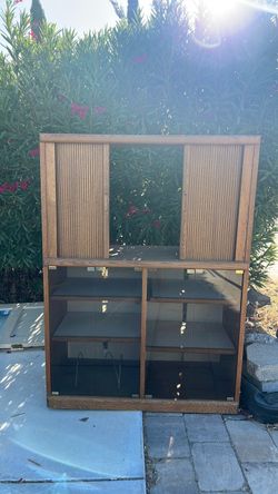 Vintage entertainment center