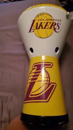 Lakers game day drum