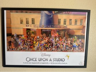 Disney once upon a studio poster