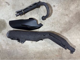 Honda OEM CRF300l dual sport exhaust