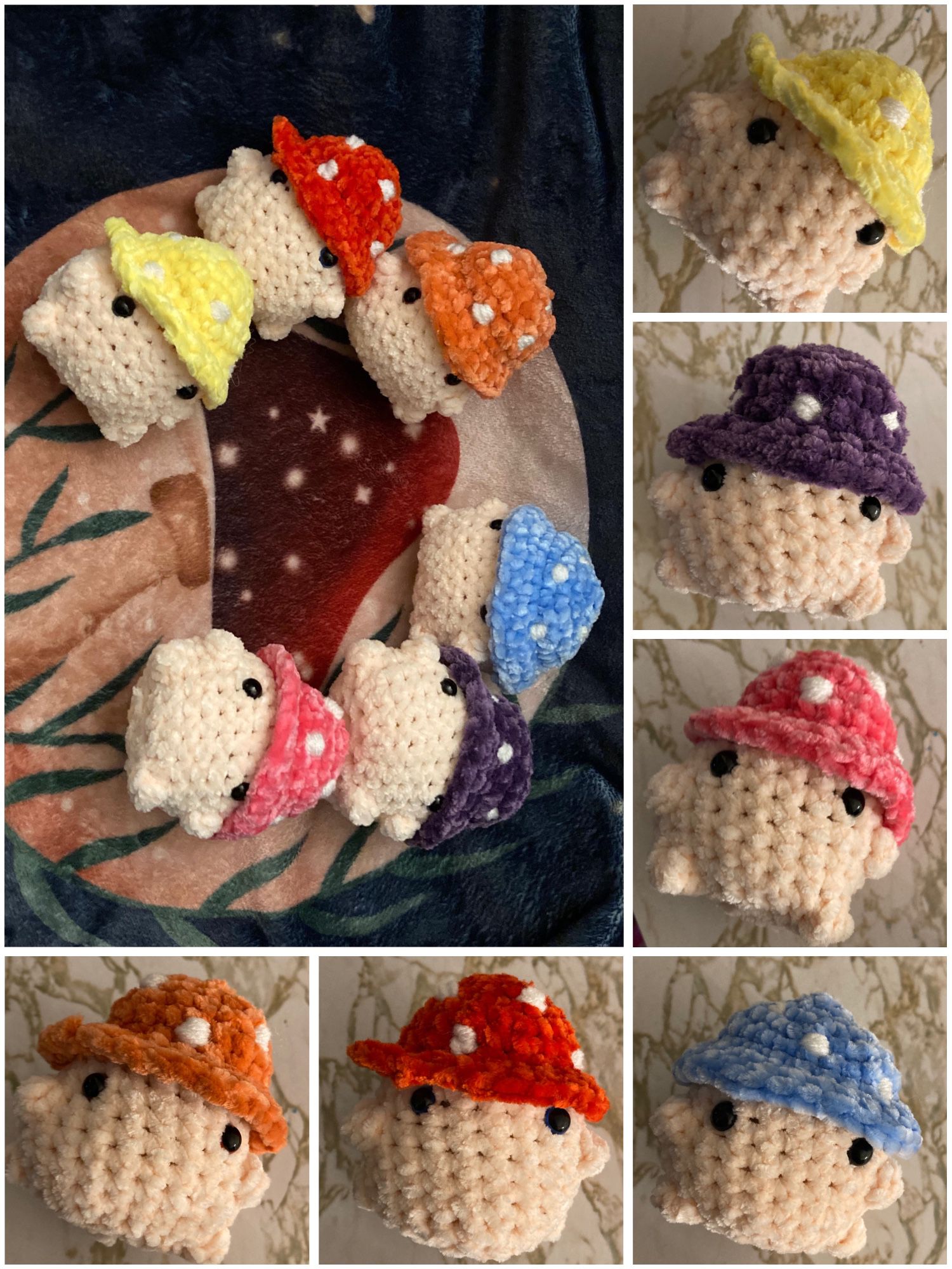 Chonky Crochet Mushroom 